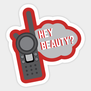 Hey Beautiy Team Member Sticker